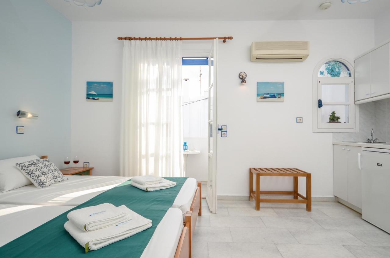 Nostos Studios At Saint George Beach Agios Georgios Chora Naxos Town Naxos City Kültér fotó